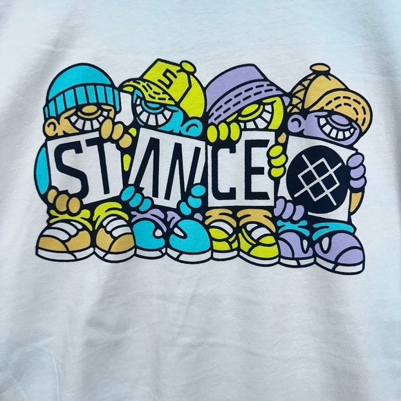 Stance Green Short Sleeve Tee with Vintage Graphic Design - Picture 7 of 8